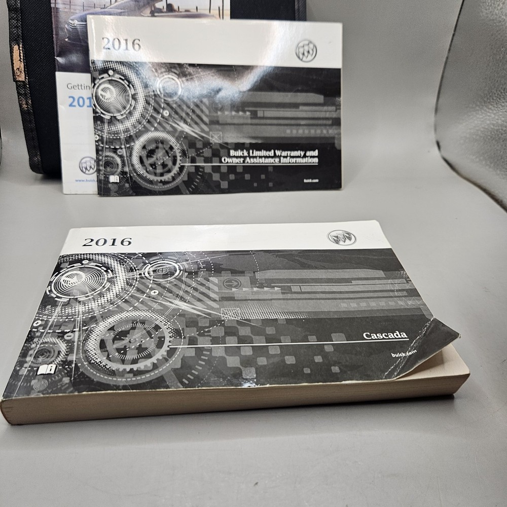 2016 Buick Cascada Owner's Manual Set