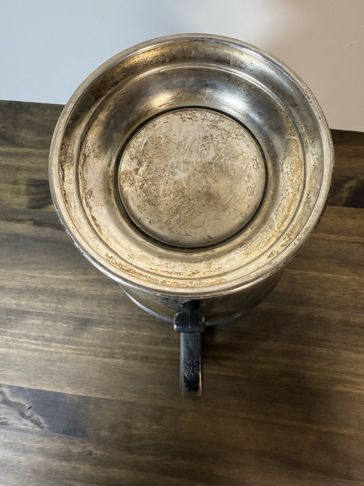 Vintage Silverplate Water Pitcher Jug Decorative Serving Tableware