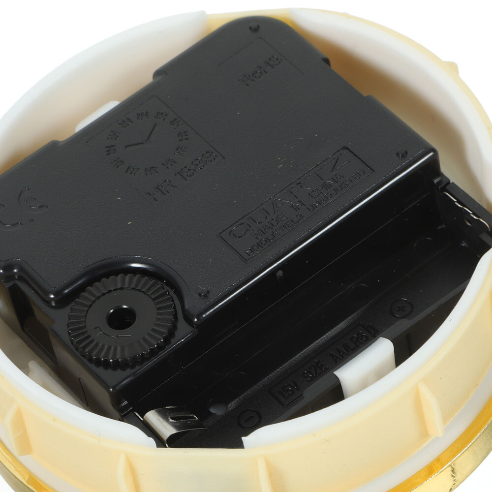 Miniature Clock Mechanism Replacement Insert with Movement Face