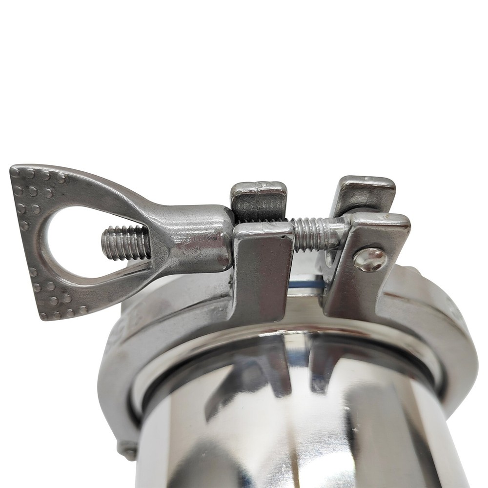 10"L Corrosion-resistant 304SS Water Filter Housing Clamp Filter Liquid Purifier