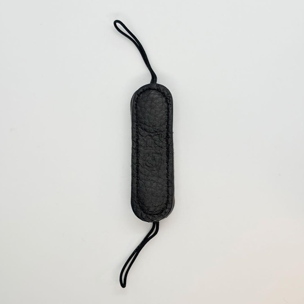 Industria GR Finger Strap Black Leather Camera Accessory Used