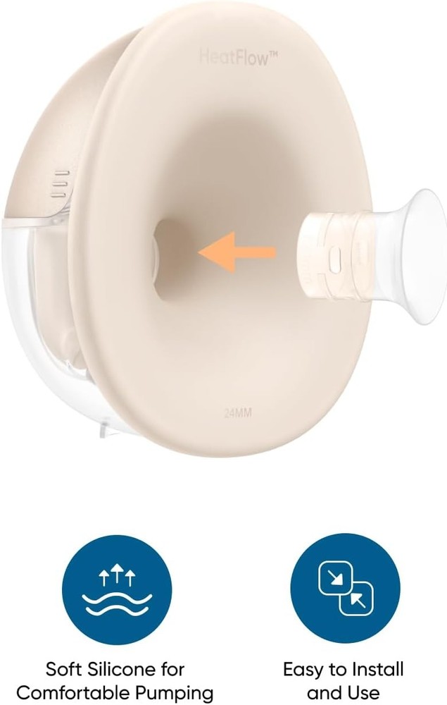 eufy Original 21mm Sizing Inserts 2PC for Wearable Breast Pump E10/E20/S1/S1 Pro