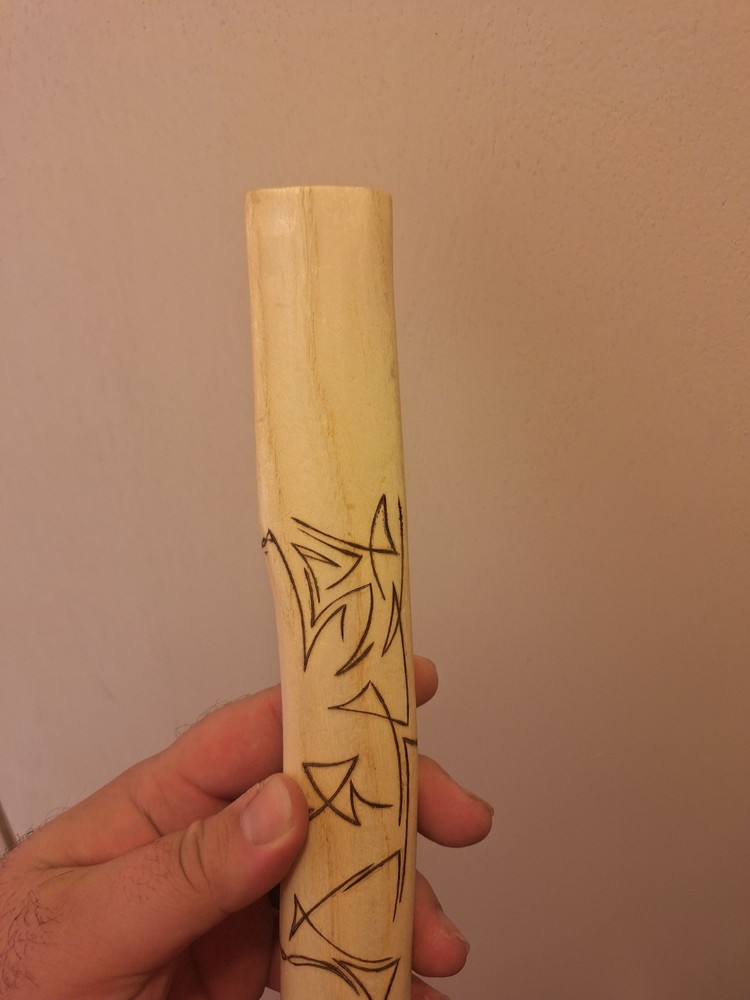 Custom Wood Burned Hatchet HANDLE