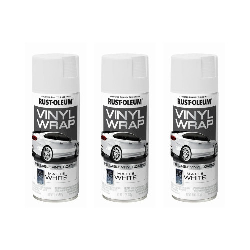 Rust-Oleum Peelable Vinyl Wrap Matte White 372514 2PK