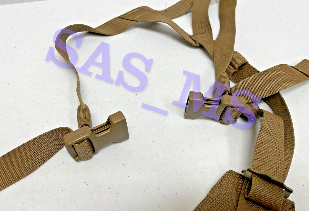2X USMC COYOTE CHEST RIG TACTICAL ASSAULT PANEL HARNESS ASSEMBLY SHOULDER STRAP