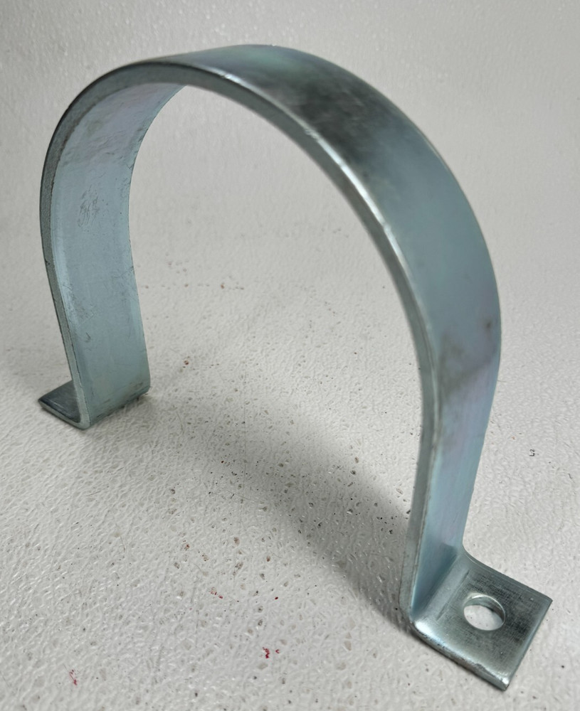 B-LINE B2400-6 Pipe Strap 6" Electro-Plated, 1/2" Bolt Holes