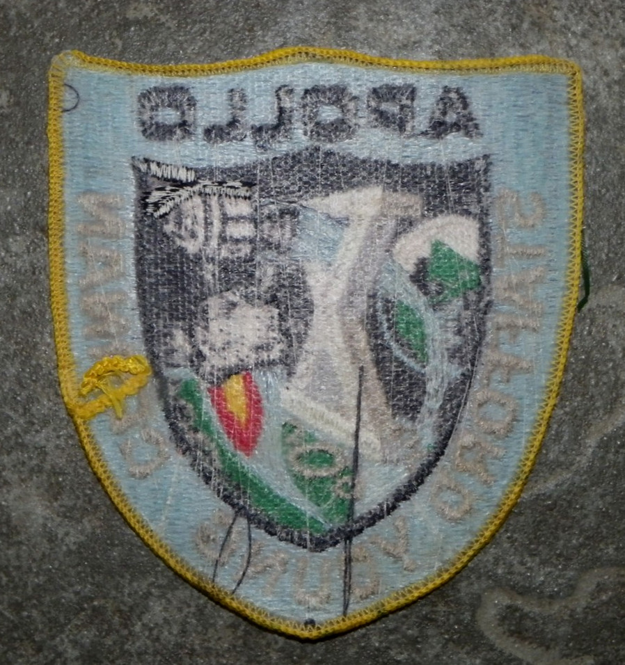 4 1/4" Embroidered Cloth Apollo 10 Patch-Shield-Shaped