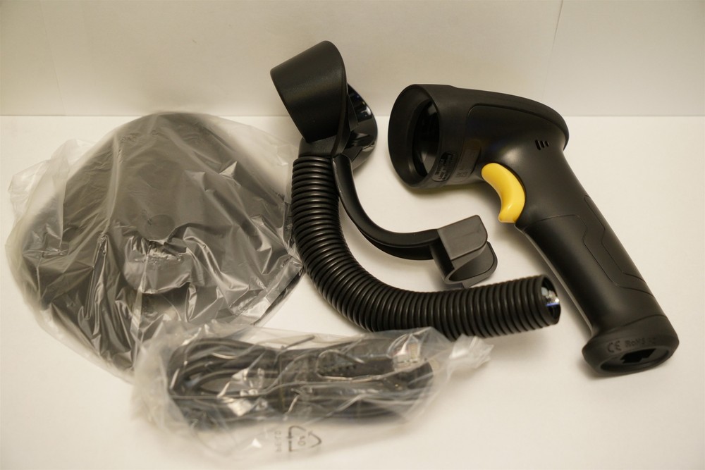 Inateck BCST-33 Barcode Scanner 1D w/ Stand & Wire - New OB