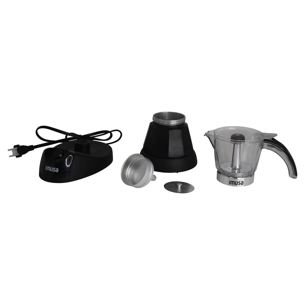 IMUSA Aluminium Espresso Maker Black