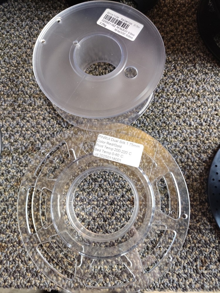 Reusable Filament Spool – Empty Refill Holder, Multi-Use Organizer .25kg Spools