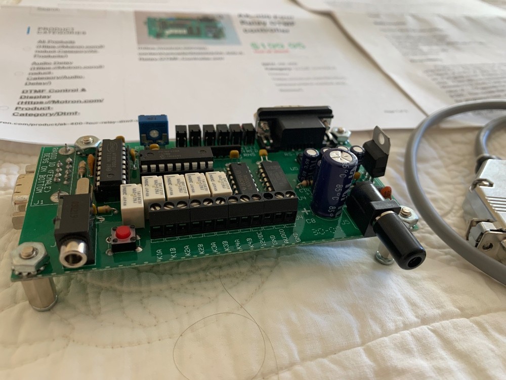 MOTRON ELECTRONICS AK400 DTMF RELAY CONTROLLER
