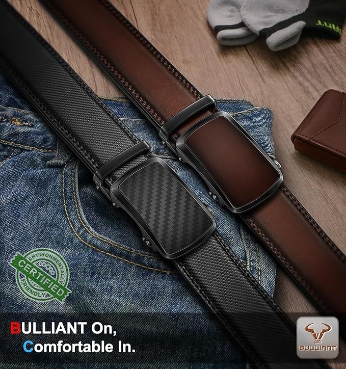 Men's Ratchet Belt 2 Pack-Click Leather