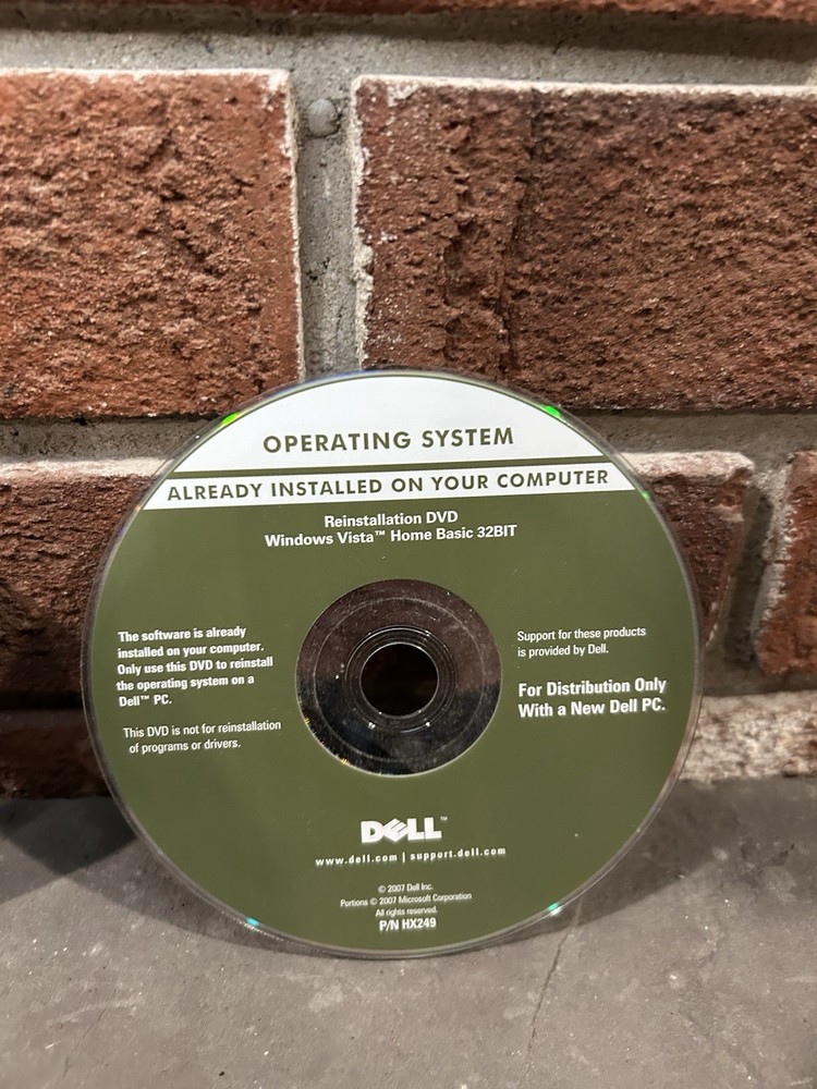 Vtg Lot of computer software and driver discs Hp Dell