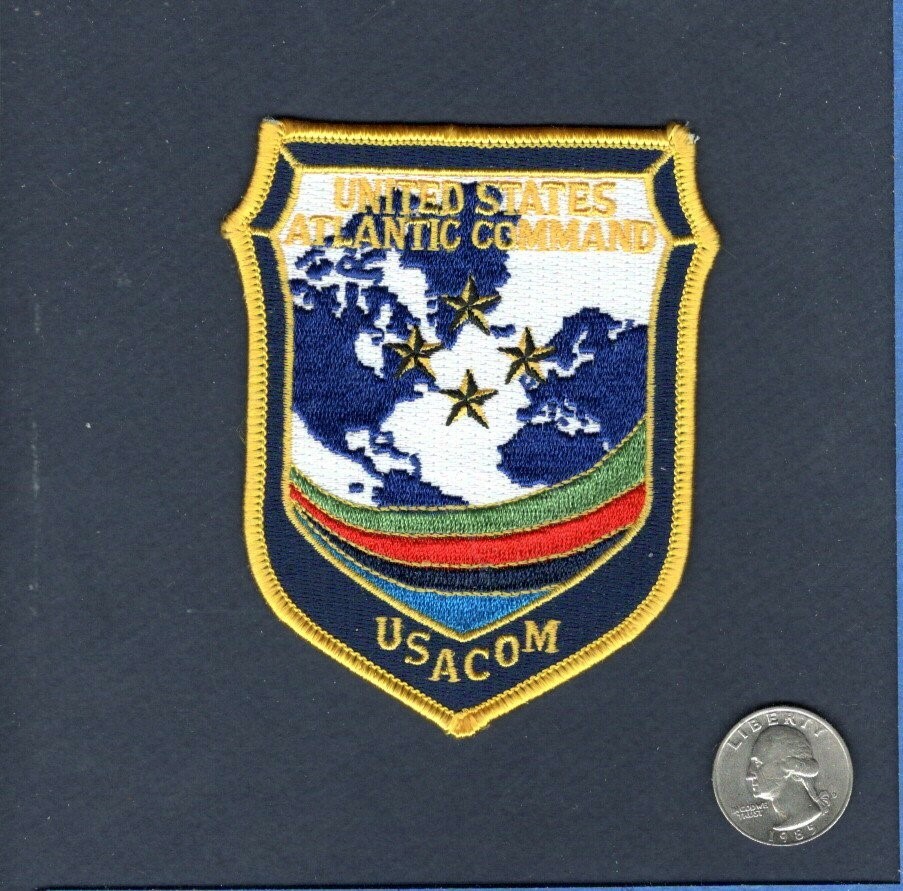 Original USACOM United State ATLANTIC COMMAND Navy Army USAF Unit Squadron Patch