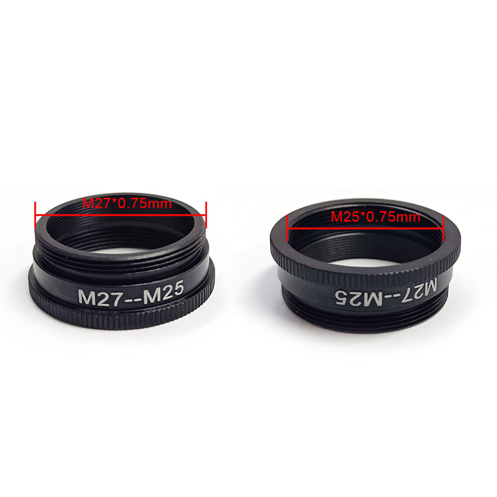 1pc M27 to M25 Microscope Objective Lens Adapter Ring f Leica Nikon Microscope