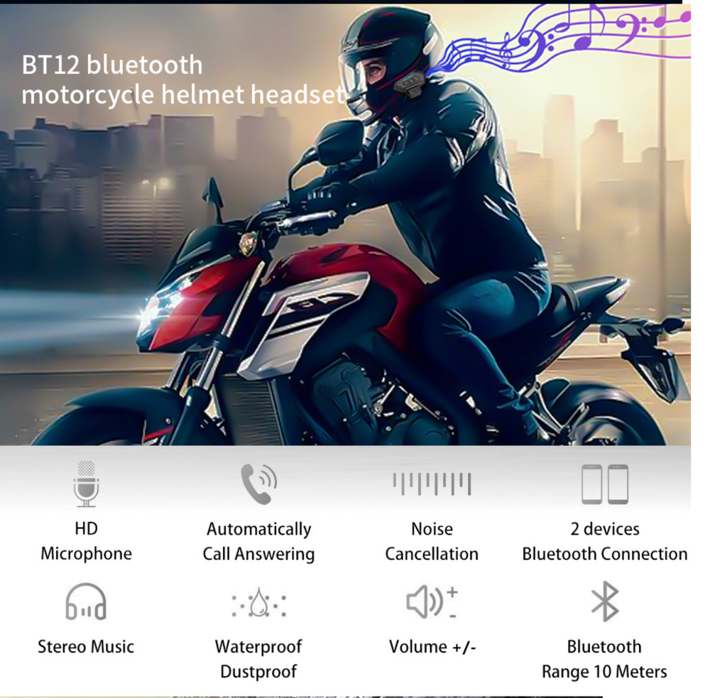 Motorcycle Helmet Bluetooth