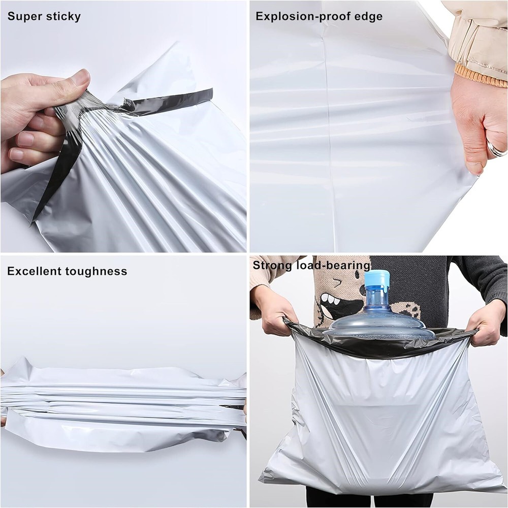 100 Poly Mailers Shipping Envelopes Self Sealing Plastic Mailing Bag Select Size