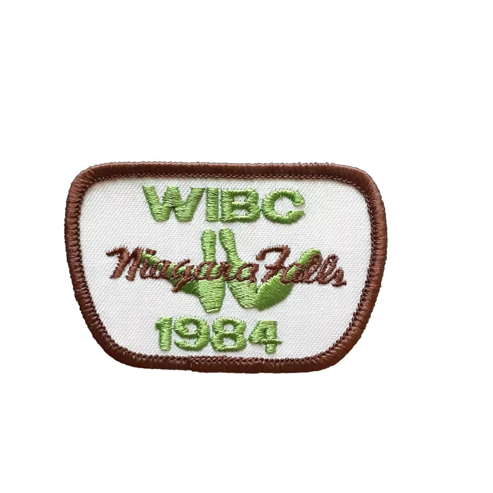 Vintage Bowling Patch 1984 Wibc Niagara Falls