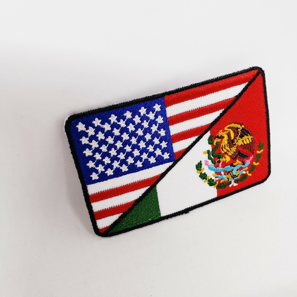 LOWRIDER CHICANO MEXICANO FLAG BIKER PATCH