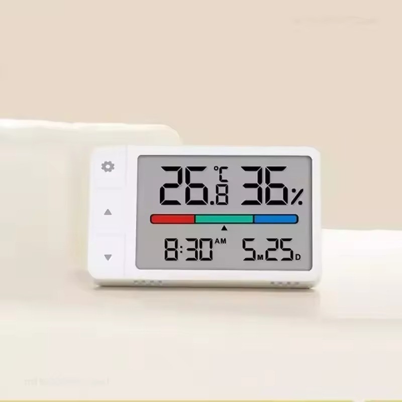 MiaoMiaoCe Intelligent Thermometer Hygrometer Meter Multi Function Clock LCD Dig