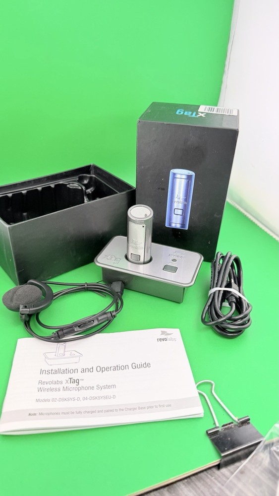 used Revolabs xTag Wireless Microphone System 02-DSKSYS-D