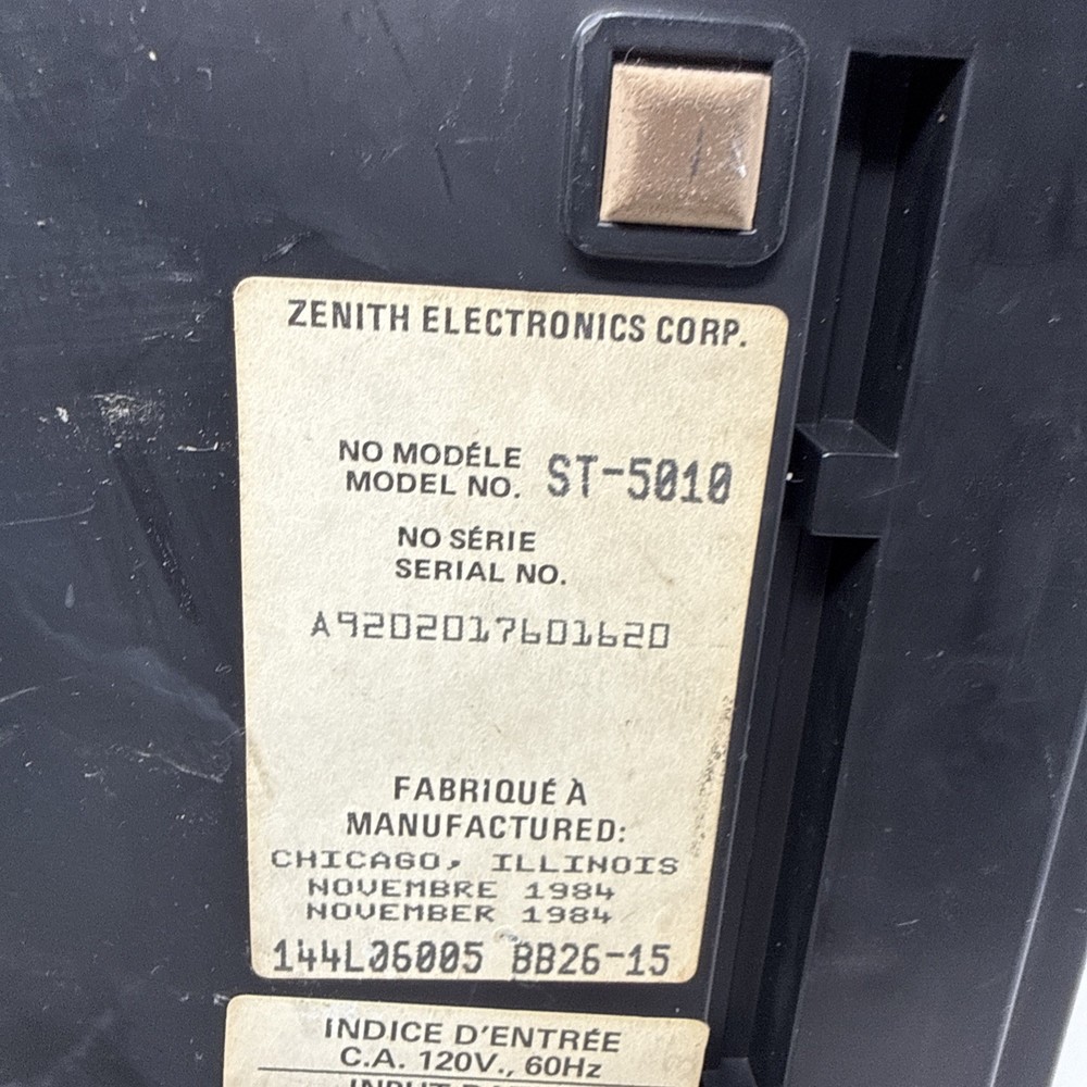 Zenith Addressable Control Space Command with Remote - ST-5010