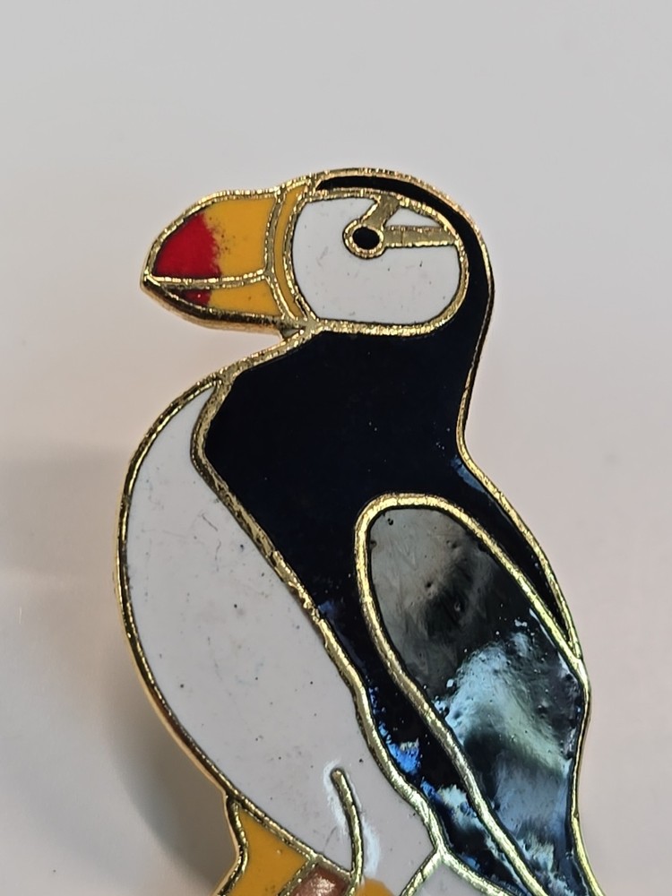 Puffin Bird Lapel Pin Nice Enamel