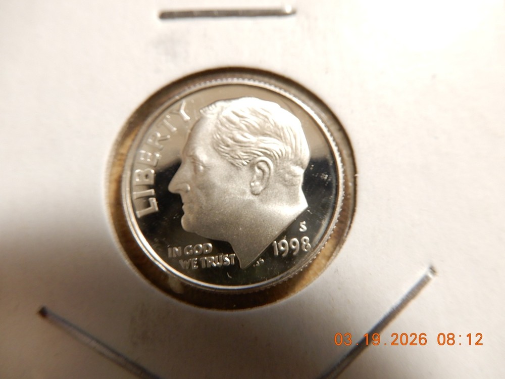 1998-S Silver Roosevelt Dime