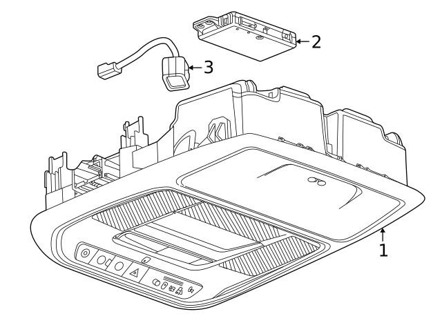 Genuine GM F Console 26486086