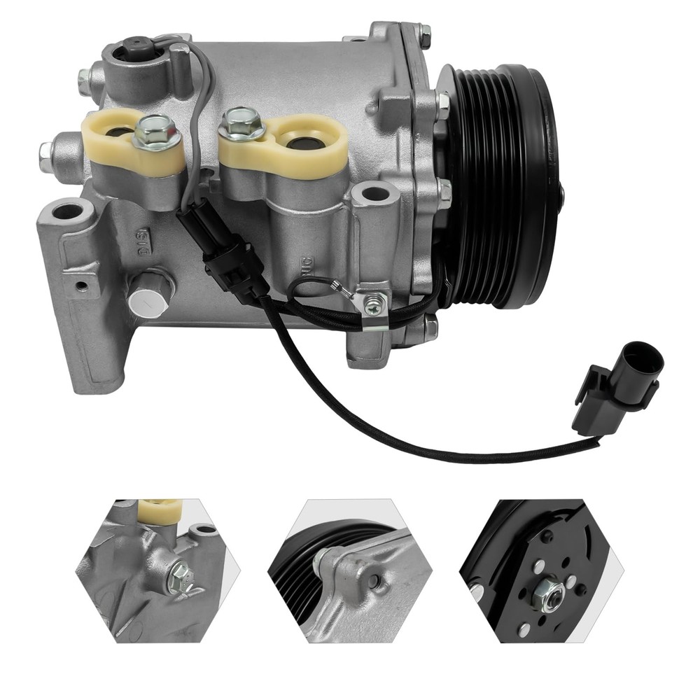 AC Compressor with Clutch Compatible for Lancer Eclipse 2.0L 2000-2007 CO10596AC