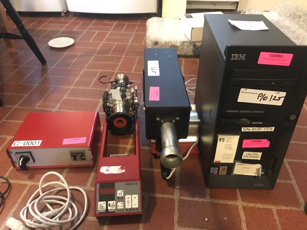 Sympatec Inhaler Aerosol Dosing Particle Analyzer System With Computer