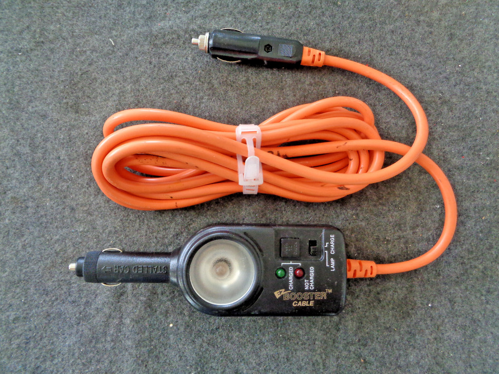 EZ Booster Cable Car Cigarette Lighter Plug-In Fast Charger