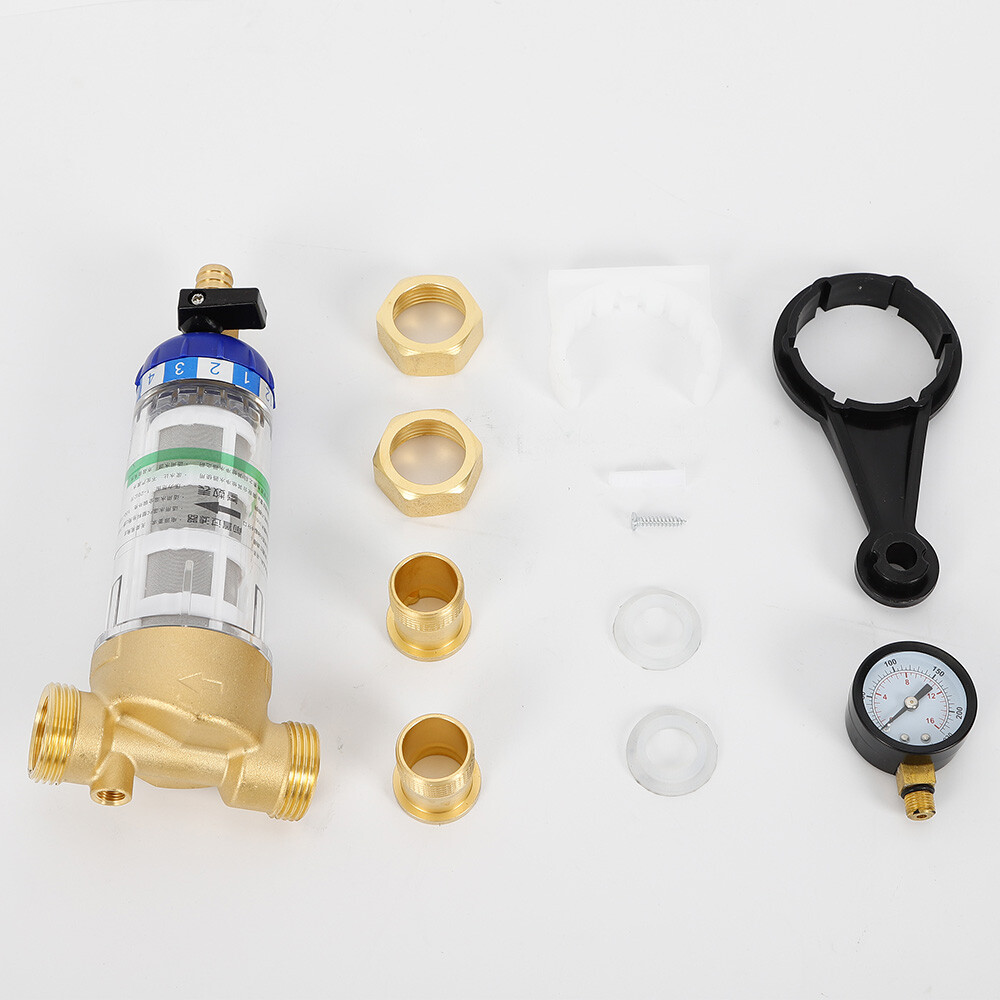 Reusable Whole House Spin Down Water Filter for Sediment Rust Sand Removal