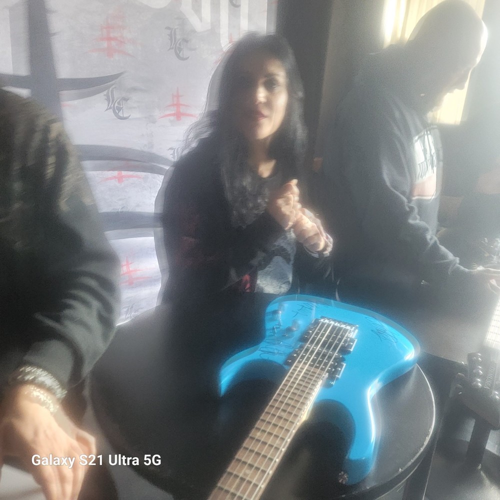 Lacouna Coil Signed Guitar