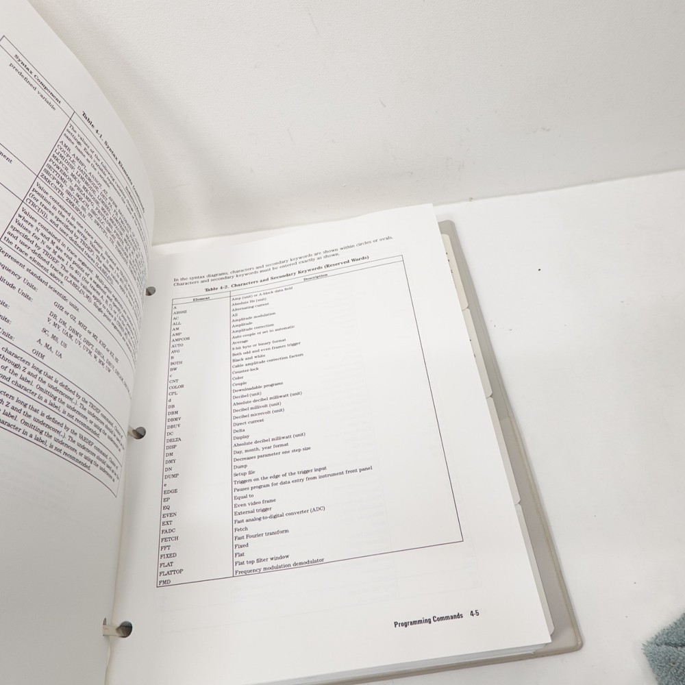HP 8546A EMI Receiver RF Section Manuals Lot Hewlett Packard Binders