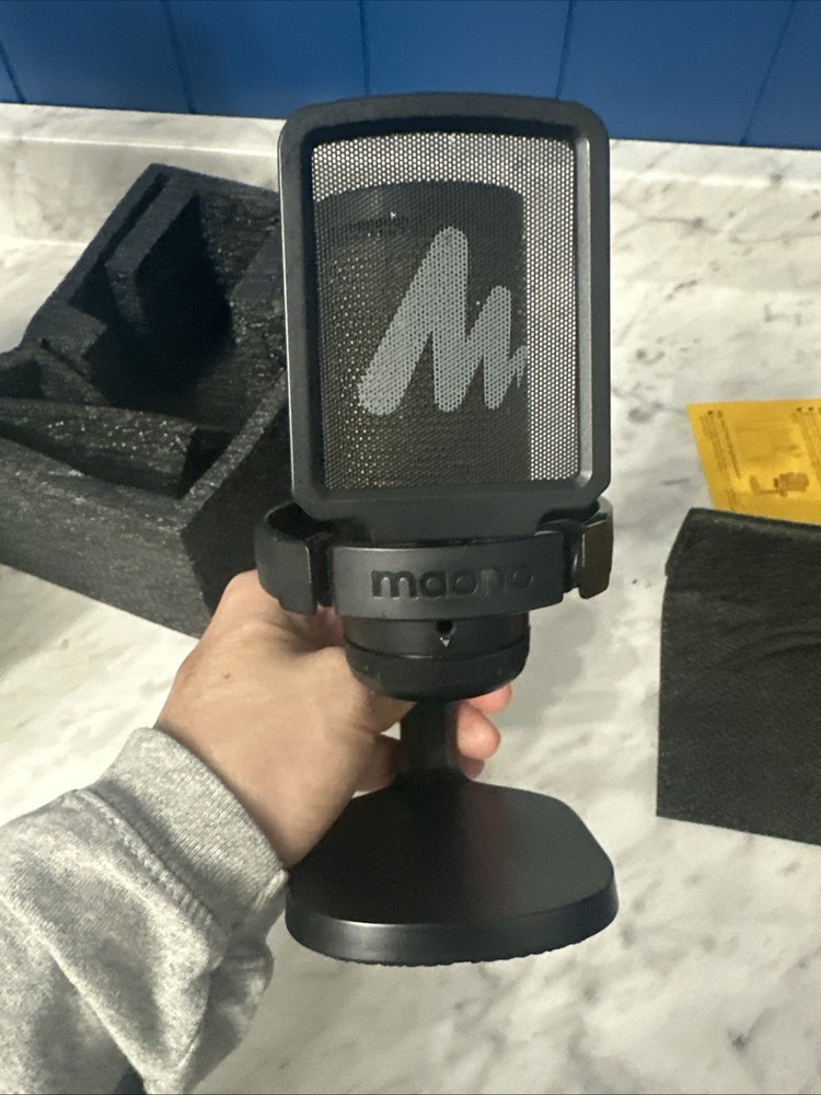 Maono Gaming USB Microphone With Noise Cancelling Model DGM20 - Black