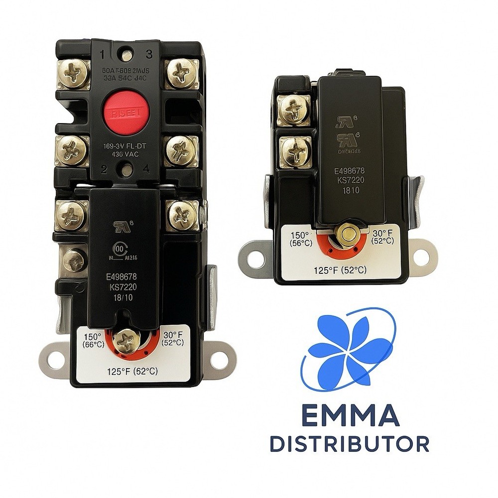 UPPER &LOWER  THERMOSTAT 4 2 ELEMENT ELECTRIC WATER HEATER- KIT 2PCS.