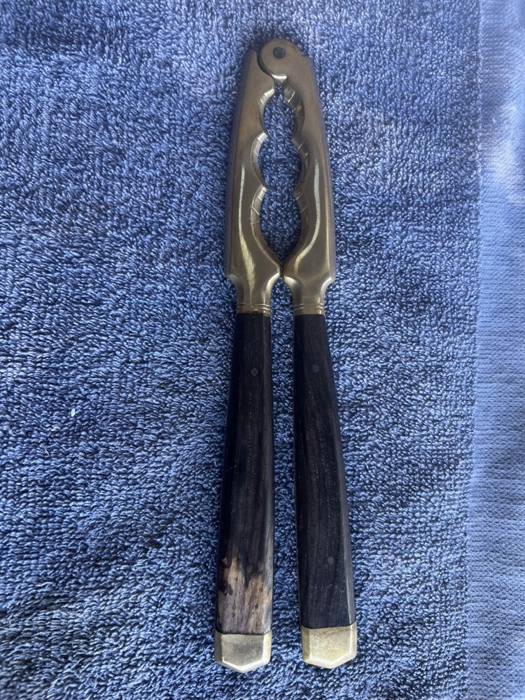 Vintage Nut Cracker - Selling How Found - Handle Needs Refinishing