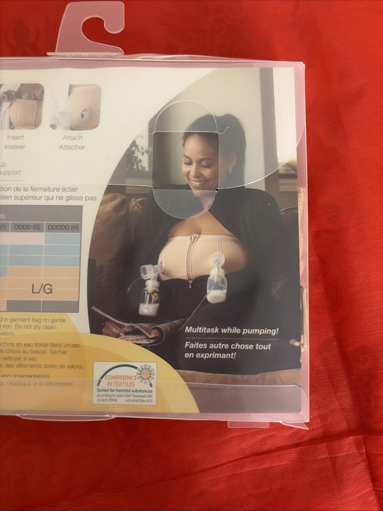 Medela Easy Expression Hands Free Pumping Bustier, Medium, Nude, 67941