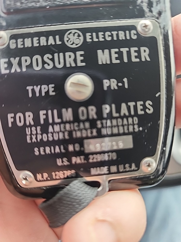 GE Exposure Meter Type PR-1 W Strap