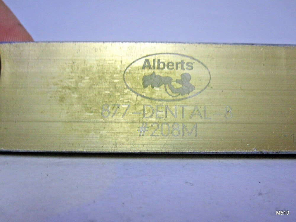 Alberts 208M 3 1/4" x 1" Medium Cut Ultimate Blade.