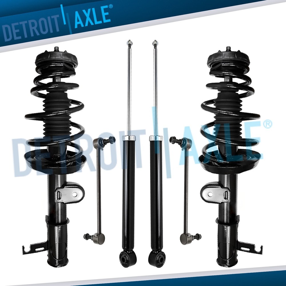 Front Struts + Rear Shock Absorbers + Sway Bars for 2011 2012 Chevy Cruze Volt