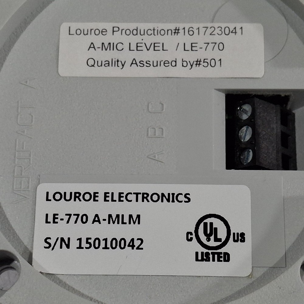 Louroe Electronics LE-770 Microphone