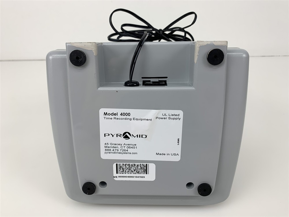Pyramid 4000 Pro Auto Totaling Time Clock
