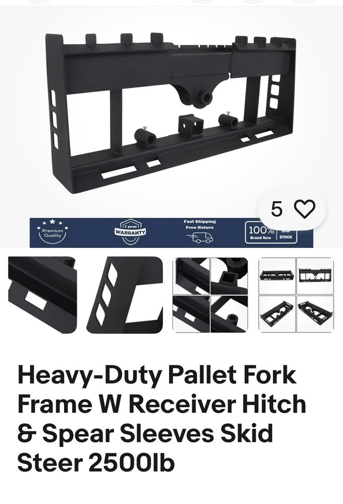 Heavy Duty Pallet Fork Frame only