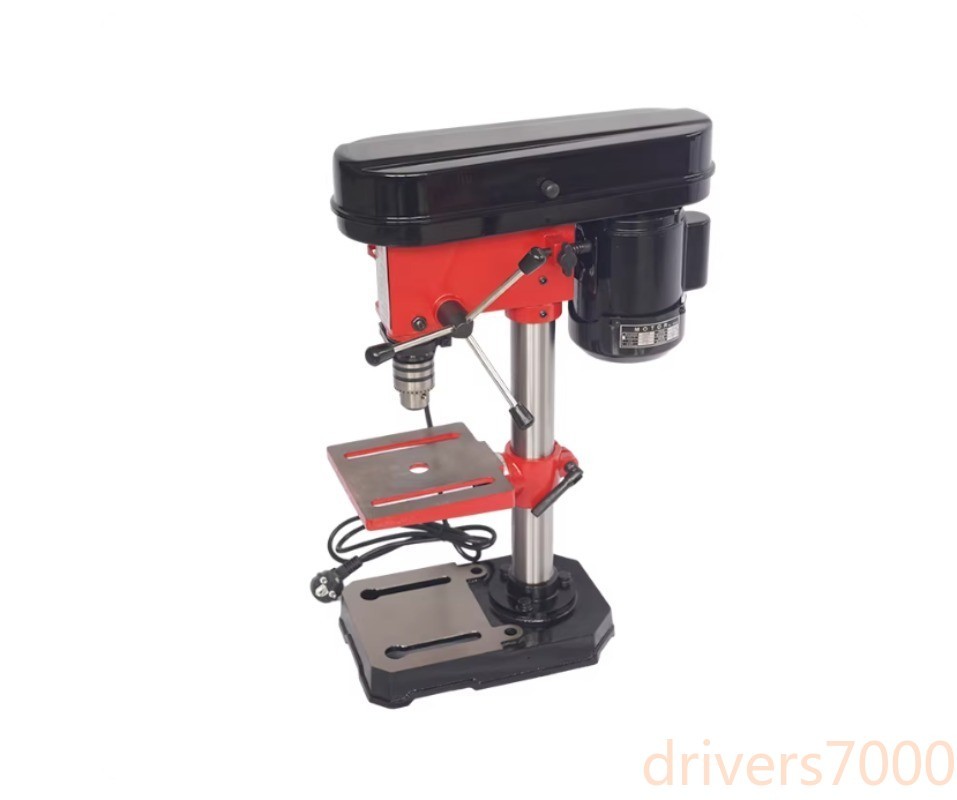 13mm Bench Drill Small Household 220V High-Power Drill Press Multi-Functional