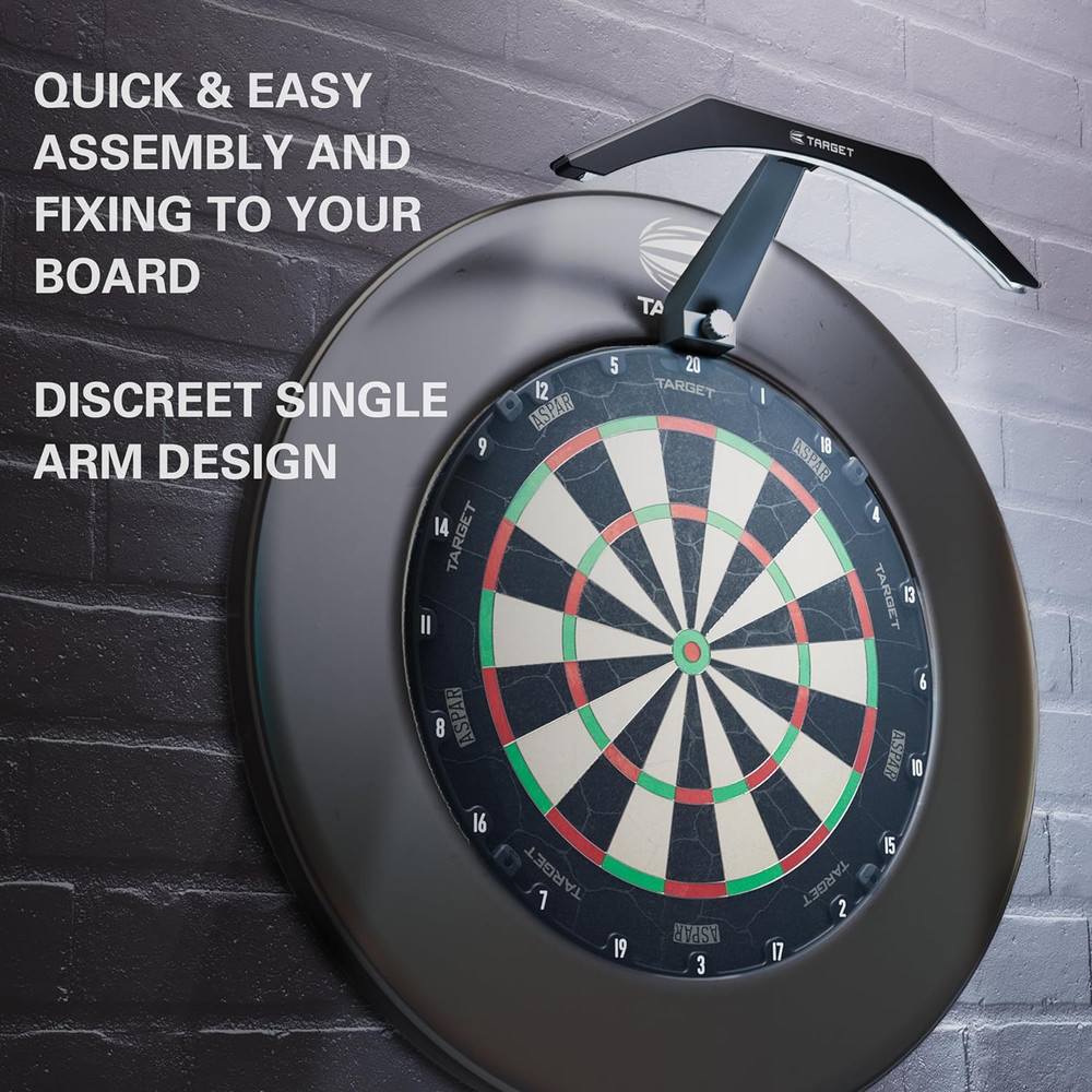 LED Dartboard Light - Bright Dart Board Lighting | Extra Long 3M Cable | Securel