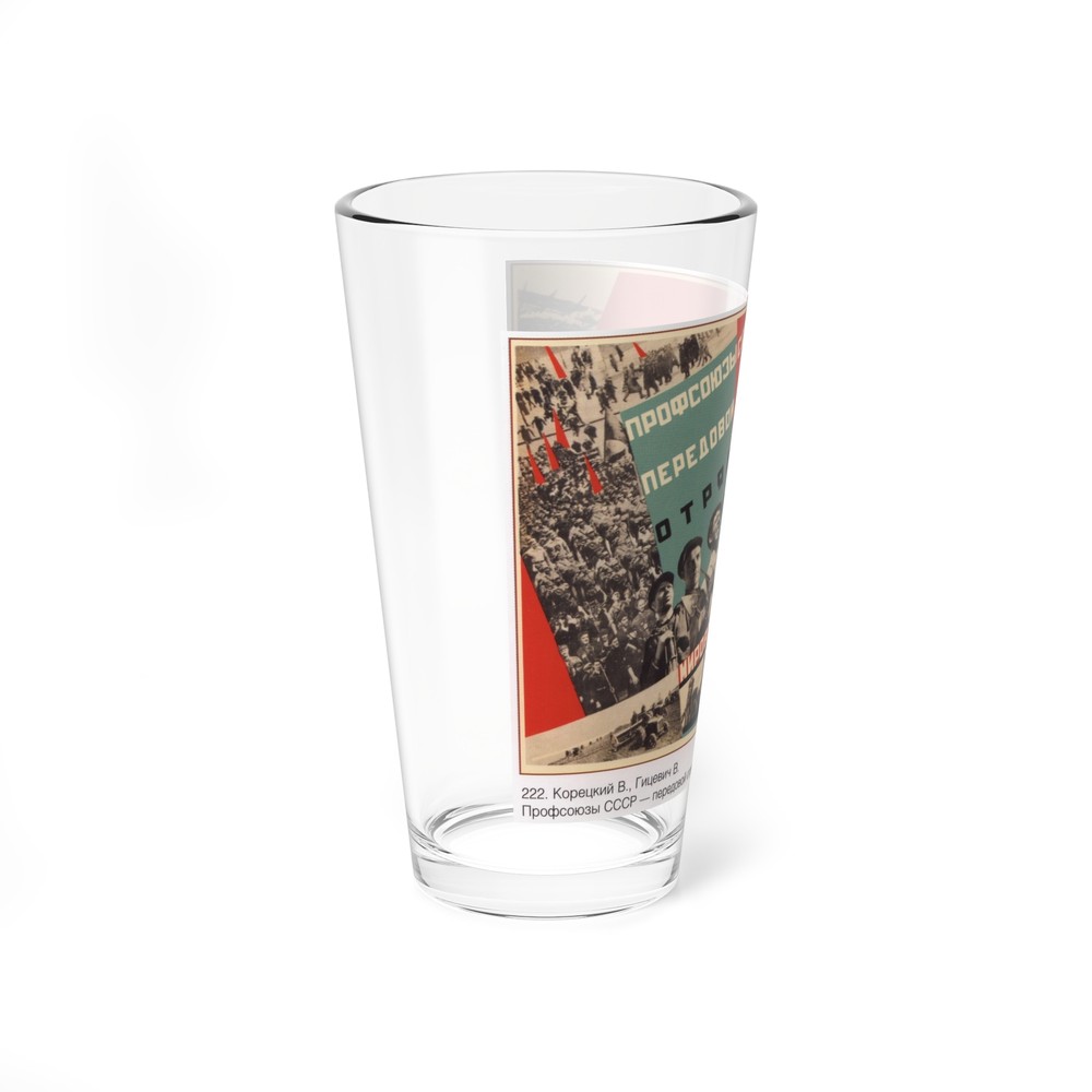 Soviet Era Poster 167 - Pint Glass 16oz