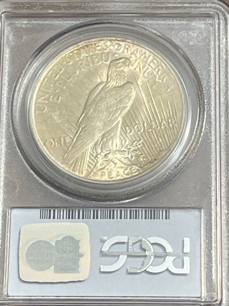 ***1924-P SILVER PEACE DOLLAR***PCGS MS65***LUSTROUS***