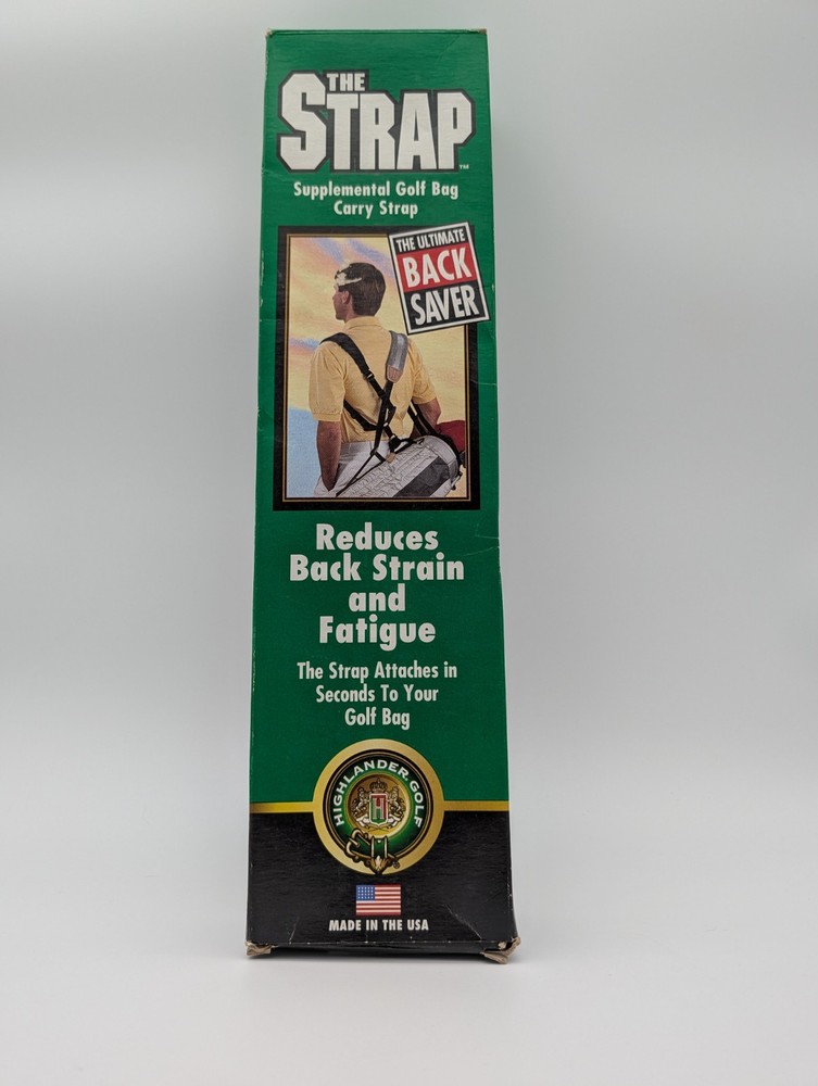 Highlander Golf The Strap The Ultimate Back Saver Unused